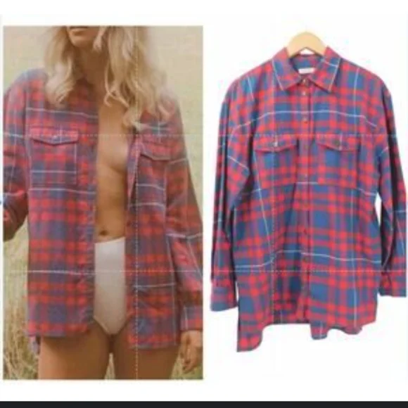 Spell maverick plaid flannel extra small - Picture 1 of 4